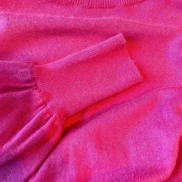 Ted Baker Women Essya Slouchy Tie Front Midi Knit Sweater Dress Pink - Picture 5 of 8